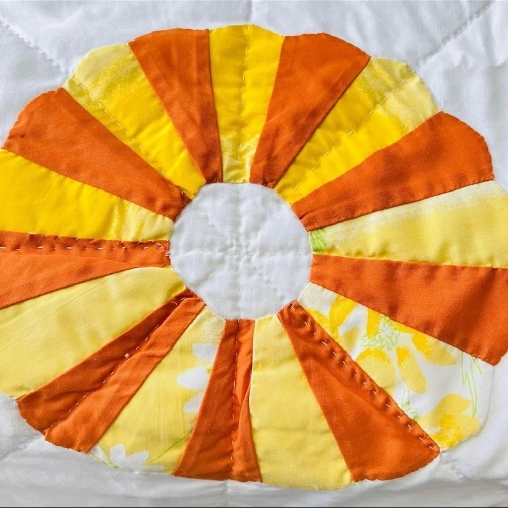 74”x92” Handmade Hand Stitched Twin Size Quilt. 74”x92”